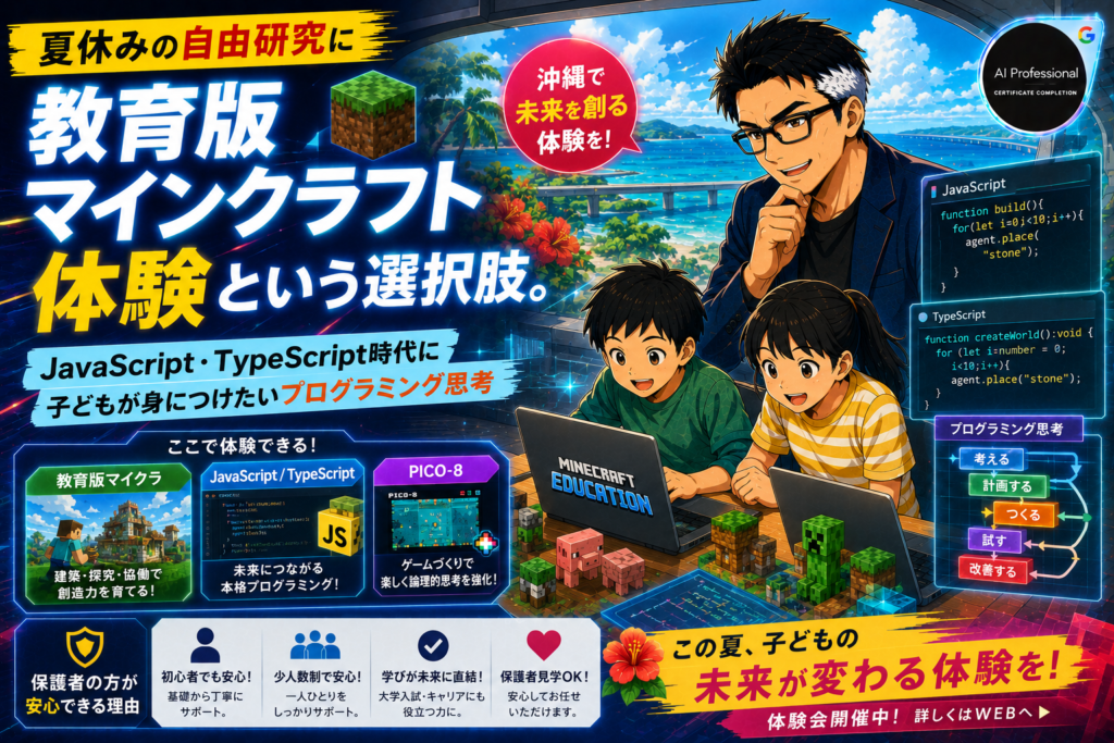 教育版マインクラフト体験会